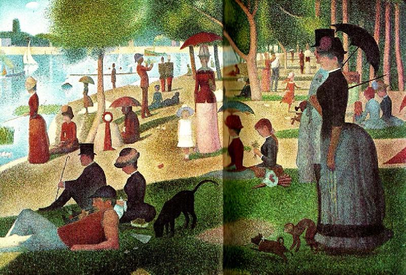 Georges Seurat en eftermiddag pa la grande jatte